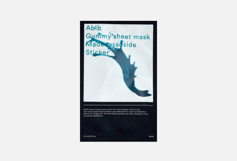 Gummy sheet mask Madecassoside sticker 1 шт Тканевая маска для лица ABIB