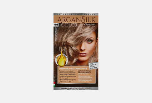 ARGAN SILK COLOR 120 г Перманентная крем-краска для волос OYSTER