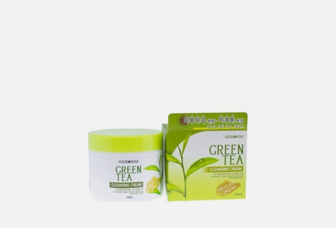 GREEN TEA 300 мл Очищающий крем для лица FOODAHOLIC