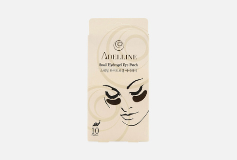 Snail Hydrogel Eye Patch 30 шт Набор Гидрогелиевых патчей для глаз ADELLINE