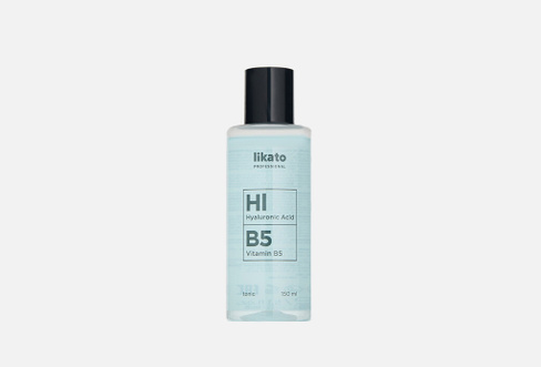 Hl 2% hyaluronic acid b5 vitamin b5 tonic 150 мл ТОНИК ДЛЯ ЛИЦА С ГИАЛУРОНОВОЙ КИСЛОТОЙ LIKATO PROFESSIONAL