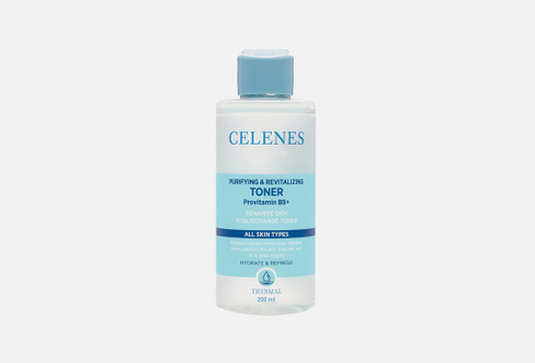 Thermal purifying & revitalizing toner 200 мл Увлажняющий тонер для лица CELENES