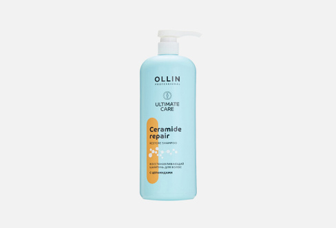 Ultimate care repair shampoo 1000 мл Восстанавливающий шампунь для волос OLLIN PROFESSIONAL