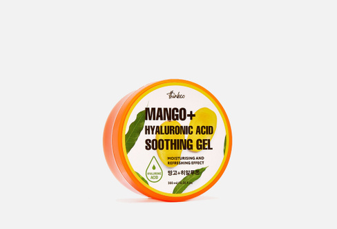 MANGO+ HYALURONIC ACID SOOTHING GEL 300 мл Гель с гиалуроновой кислотой и экстрактом манго THINKCO