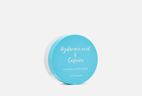 Hyaluronic acid & Caffeine Hydrogel Eye Patches 60 шт Гидрогелевые патчи с кофеином и гиалуроновой кислотой MISOLI