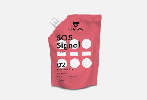 SOS-signal 100 мл маска для волос экстра-питательная HOLLY POLLY